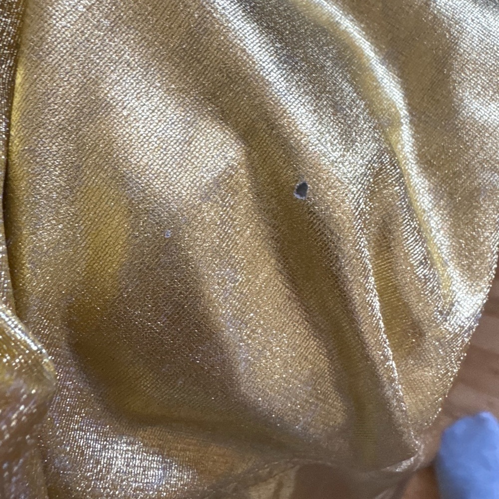 Ms. Ashlee vintage holiday Gold wrap Jacket - Picture 5 of 5